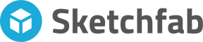 The logo for the sketchfab website.